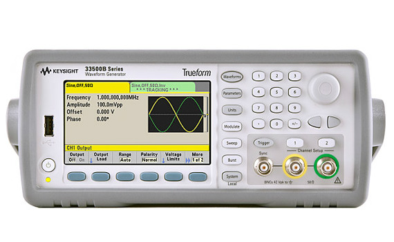 33512B 波形發(fā)生器，20 MHz，2 通道，具有任意波形生成能力